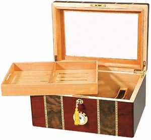 Pompeii Humidor Open